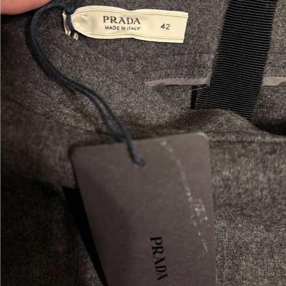 Prada Gray Ruffled High-Low Skirt - Picture 5 of 8